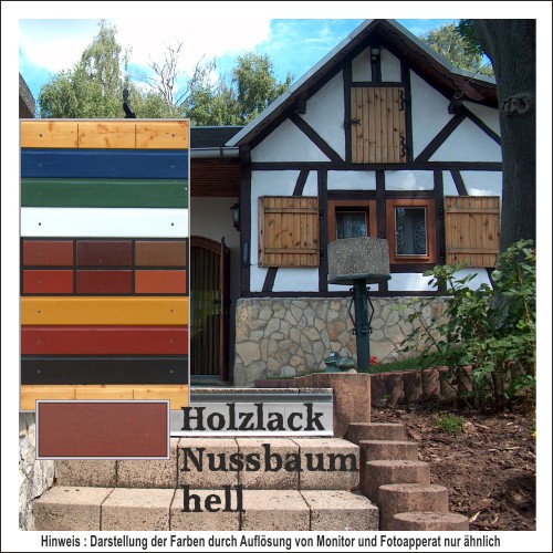 Holzlack Nussbaum hell 12kg