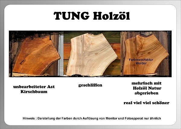 TUNGÖL Holzöl Natur  1 Liter