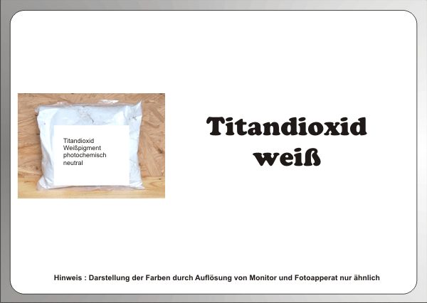 Titandioxid / Titanweiß 1kg Titandioxid / Titanweiß 1kg