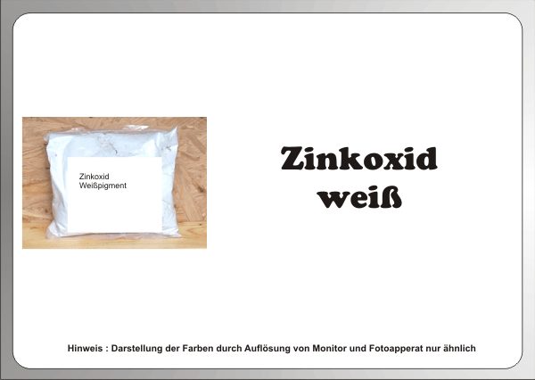 Zinkweiß / Zinkoxid Zinkweiß / Zinkoxid